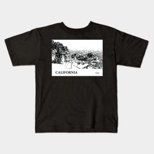 California USA Kids T-Shirt
